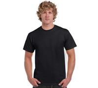 Gildan Herren T-Shirt Adult Ultra Cotton, Einfarbig, Gr. X-Large, Schwarz