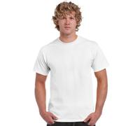 Gildan Herren T-Shirt Adult Ultra Cotton, Einfarbig, Gr. X-Large, WeiÃŸ
