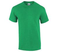 Gildan Herren-T-Shirt aus Baumwolle, kurzärmlig Gr. Groß, grün