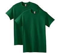 Gildan Herren T-Shirt aus Schwerer Baumwolle, Stil G5000, Hemd, Waldgrün (2er-Pack), Groß