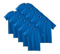 Gildan Herren-T-Shirt aus Schwerer Baumwolle, Stil G5000, Mehrfachpackung, Royal (10er-Pack), 4X-Large