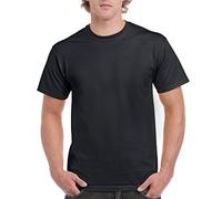Gildan Herren-T-Shirt, kurz rmelig, 4er-Pack, Baumwoll-Jersey, Schwarz, Mittel