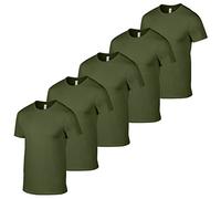 Gildan Herren-T-Shirts, Armee-Farben, Militär-T-Shirt, Großhandel, Camouflage Gr. XL, Military Green