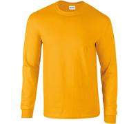 Gildan Herren Ultra Cotton langarm T-Shirt 2400 gold L