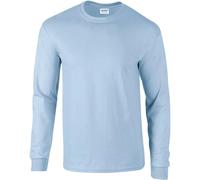Gildan Herren Ultra Cotton langarm T-Shirt 2400 light blue S