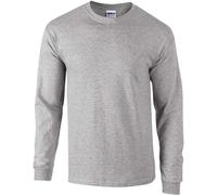 Gildan Herren Ultra Cotton langarm T-Shirt 2400 sport grey (heather) XL