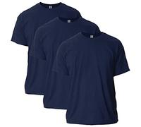 Gildan Uni-Erwachsene Ultra Cotton, Style G2000, Multipack T-Shirt, Marineblau (3er-Pack), 3XL