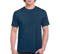 Gildan T-Shirt G2000 Ultra Cotton Kurzarm Rundhals Heather Navy XXL