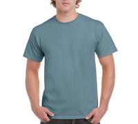 Gildan Unisex Ultra Cotton Adult T-Shirt Tshirt, Blau (Stone Blue), L