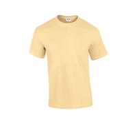 Gildan T-Shirt Ultra Cotton Unisex Kurzarm Rundhals – Vegas Gold – Größe M