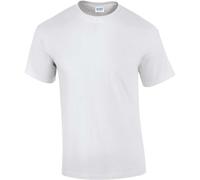 Gildan Unisex Ultra Cotton Adult T-Shirt Tshirt, weiß, XXL