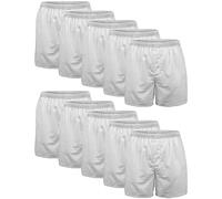 Gildan Herren Underwear Boxers, Multipack Boxershorts, Weiß (10 Stück), X-Large (10er Pack)