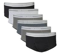Gildan Herren Unterwäsche Multipack Slip, Grau/Schwarz, 5 Stück, XX-Large (6er Pack)