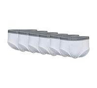 Gildan Herren Unterwäsche Multipack Slip, Weiß (6 Stück), X-Large (6er Pack)