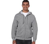 Gildan - Kapuzen Sweat-Jacke 'Heavyweight Full Zip' M,Sport Grey