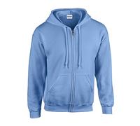 Gildan - Kapuzen-Sweatjacke 'Heavyweight Full Zip' / Carolina Blue, XL
