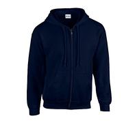 Gildan - Kapuzen-Sweatjacke 'Heavyweight Full Zip' / Navy, 5XL