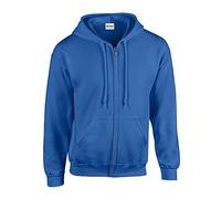 Gildan - Kapuzen-Sweatjacke 'Heavyweight Full Zip' / Royal, 5XL