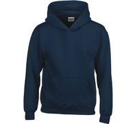 Gildan Heavy Blend Youth Hooded Sweat - Navy - L(164)