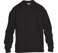 G18000K Gildan Kinder Sweatshirt Pullover Heavy Blend Black XS (104/110)