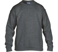G18000K Gildan Kinder Sweatshirt Pullover Heavy Blend Dark Heather S (116/128)