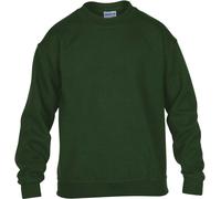 Gildan Kinder Heavy Blend Youth Crewneck Sweatshirt 18000B forest green L (164)