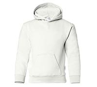 Gildan Kinder Unisex Hoodie / Sweatshirt mit Kapuze M,Weiß