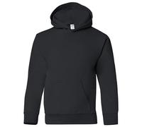 Gildan Kinder Unisex Hoodie / Sweatshirt mit Kapuze S,Schwarz