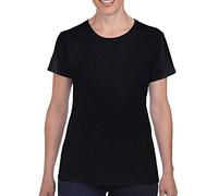 Gildan: Ladies` Heavy CottonTM T-Shirt 5000L M,Black
