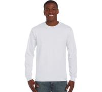 Gildan: Langarm T-Shirt Ultra 2400, Größe:S;Farbe:White