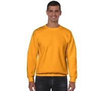 Gildan Mens 8 Oz Heavy Blend 50/50 Fleece Crew (G180) -Gold -M