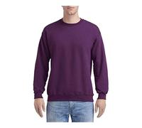 Gildan Mens 8 Oz Heavy Blend 50/50 Fleece Crew (G180) -Plum -L