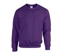 Gildan Mens 8 Oz Heavy Blend 50/50 Fleece Crew (G180) -Plum -M