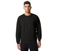 Gildan Men's Big and Tall Fleece Crewneck Sweatshirt, Black XX-Large