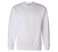 Gildan Men's Fleece Crewneck Sweatshirt, G18000(White)