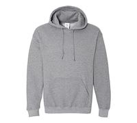 Gildan Men's Fleece Hooded -Sweatshirt, Style G18500 Heather Grey