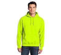 Gildan Men's Fleece Hoodie Sweatshirt, Style G18500, Multipack, Neon Green, X-Large