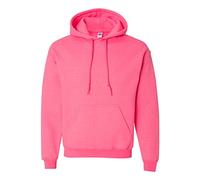Gildan Men's Fleece Hoodie Sweatshirt, Style G18500, Neon Pink, X-Large