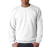 Gildan Men's Heavy Blend Crewneck Sweatshirt - Medium - White