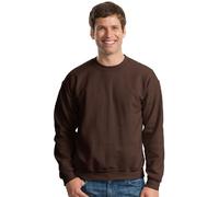 Gildan Men's Heavy Blend Crewneck Sweatshirt - XX-Large - Dark Chocolate