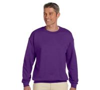 Gildan Men's Heavy Blend Crewneck Waistband Sweatshirt, Small, Purple