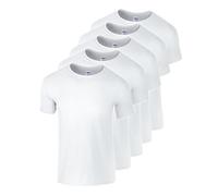 Gildan Mens Softstyle T-shirt 5-Pack, White, XXL