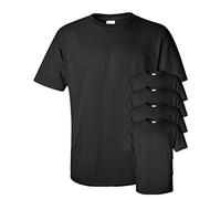 Gildan Men's Ultra Cotton T-Shirt (5 Pack), Black, XL