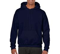 Gildan Schwerer Stoff Kapuzenpulli (4XL, Blau - Navy)