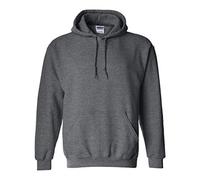 Gildan Kapuzenpulli Schwerer Stoff – Graphit – Größe XL