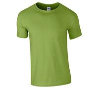 Gildan Soft-Style Herren T-Shirt, Kurzarm, Rundhalsausschnitt XL,Kiwi