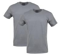 Gildan Softstyle-Baumwoll-T-Shirt für Erwachsene, Stil G6400, Mehrfachpackung, Charcoal (2er-Pack), 2X-Large