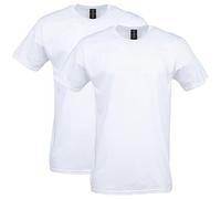 Gildan Softstyle-Baumwoll-T-Shirt für Erwachsene, Stil G6400, Mehrfachpackung, Weiß (2er-Pack), 2X-Large