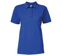 Gildan Softstyle Damen Kurzarm Doppel Pique Polo Shirt (XL) (Königsblau)
