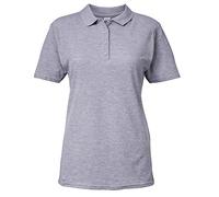 Gildan Softstyle Damen Kurzarm Doppel Pique Polo Shirt (XL) (Sport Grau)